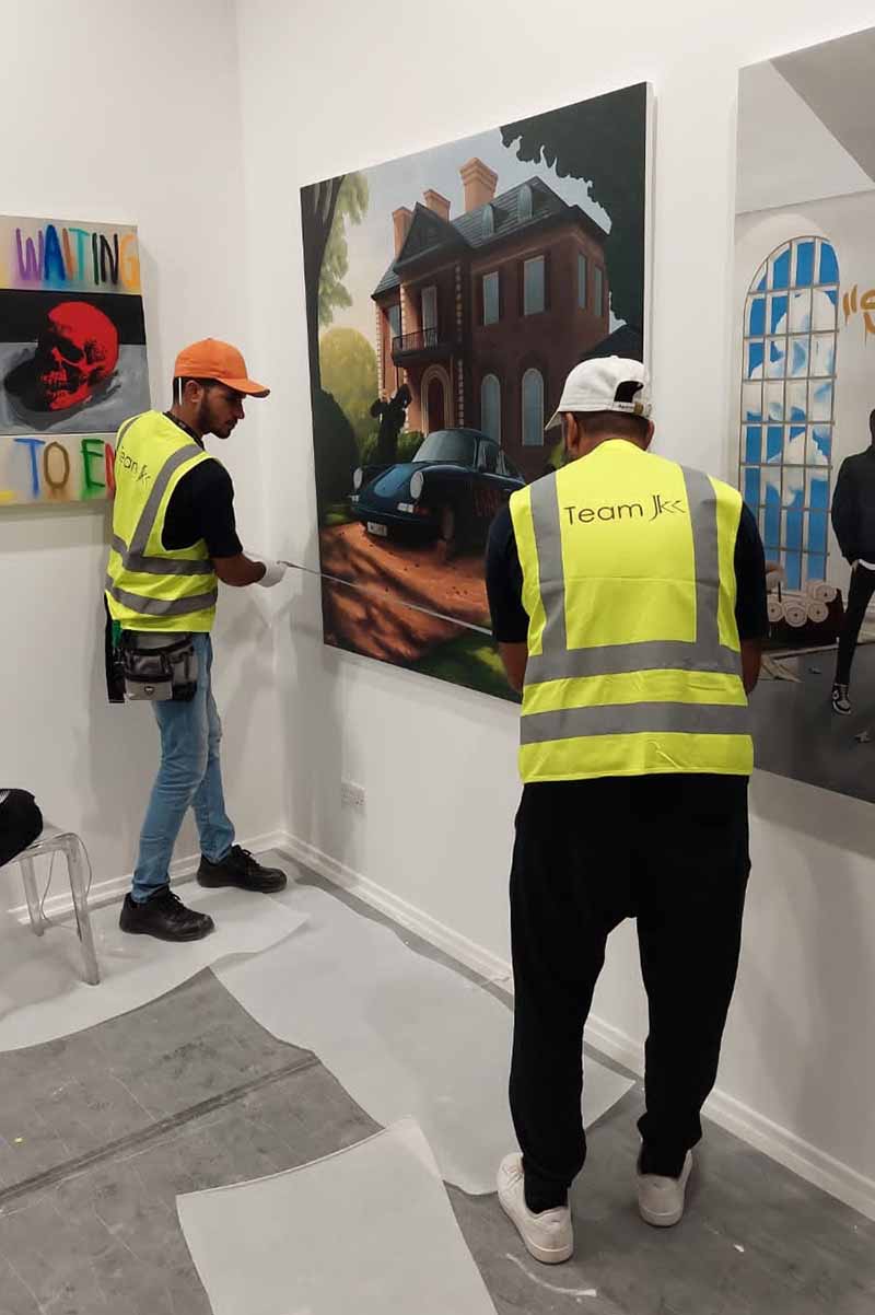 JKK INTERNATIONAL FREIGHT (UAE) handles art work for the biggest art show in the Middle East