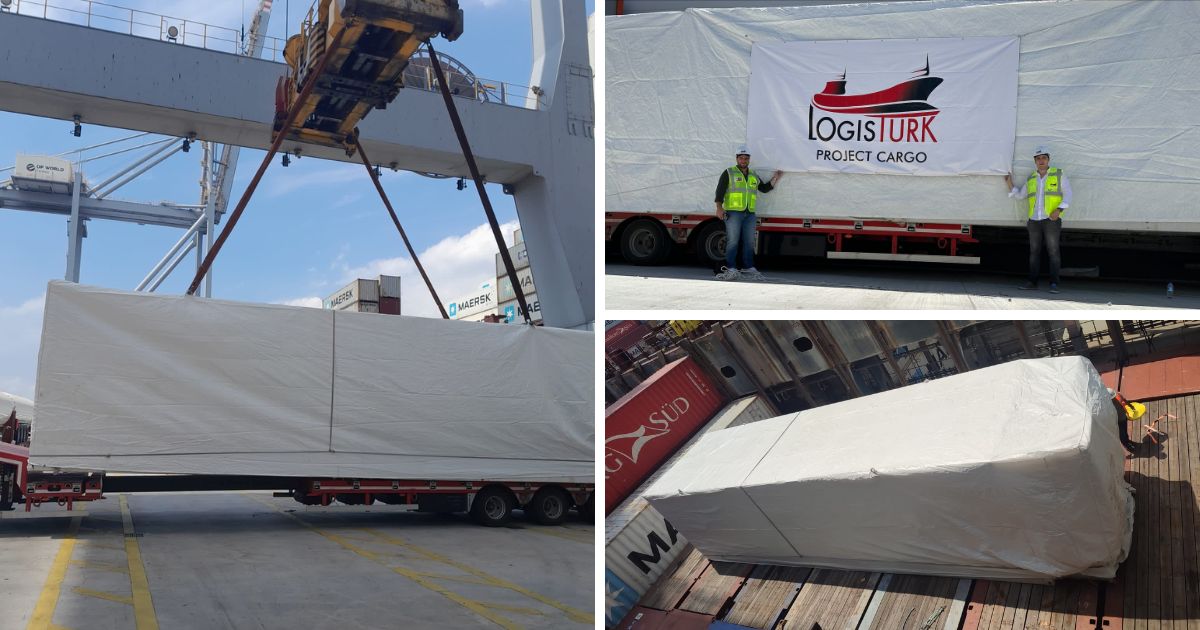 LOGISTURK (Turkey) moved a 10 Tons Hospital Container Module as Breakbulk shipment