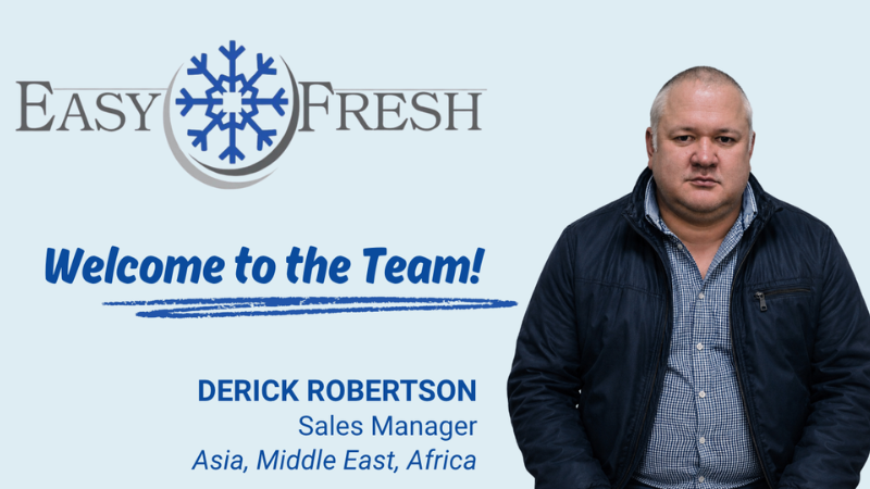 EASYFRESH (Netherlands) announces the appointment of Derick Robertson as Sales Manager